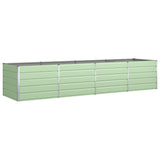 Fioriera Verde Pastello 385 x 100 x 75 cm Acciaio zincato