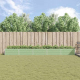 Fioriera Verde Pastello 480 x 100 x 45 cm Acciaio zincato