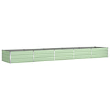 Fioriera Verde Pastello 480 x 100 x 45 cm Acciaio zincato