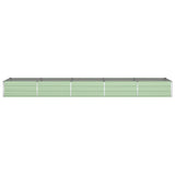 Fioriera Verde Pastello 480 x 100 x 45 cm Acciaio zincato
