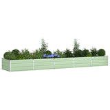 Fioriera Verde Pastello 480 x 100 x 45 cm Acciaio zincato
