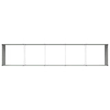Fioriera Verde Pastello 480 x 100 x 45 cm Acciaio zincato