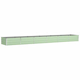 Fioriera Verde Pastello 580 x 100 x 45 cm Acciaio zincato