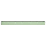 Fioriera Verde Pastello 580 x 100 x 45 cm Acciaio zincato