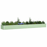 Fioriera Verde Pastello 580 x 100 x 45 cm Acciaio zincato
