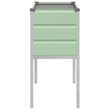 Fioriera Verde Pastello 100 x 45 x 90 cm Acciaio zincato