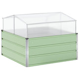 Fioriera Verde Pastello 100 x 100 x 77 cm Acciaio zincato