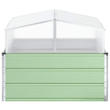 Fioriera Verde Pastello 100 x 100 x 77 cm Acciaio zincato
