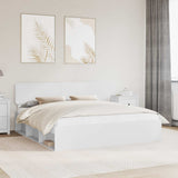 Struttura del letto Bianco 180 x 200 cm Pino massello