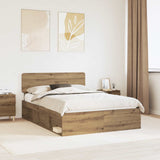 Struttura del letto Rovere Artigianale 140 x 190 cm