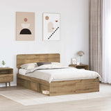 Struttura del letto Rovere Artigianale 140 x 190 cm