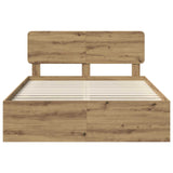 Struttura del letto Rovere Artigianale 140 x 190 cm