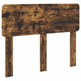 Struttura del letto Rovere fumé 135 x 190 cm Pino massello