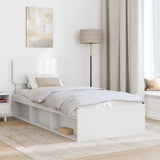 Struttura del letto Bianco 90 x 200 cm Pino massello