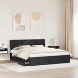 Struttura del letto Nero 200 x 200 cm Legno ingegnerizzato