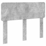 Letto con Contenitore con testiera Grigio cemento 135 x 190 cm