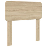 Letto con Contenitore con testiera Rovere Sonoma 100 x 200 cm