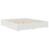 Struttura del letto Bianco 180 x 200 cm Legno truciolato