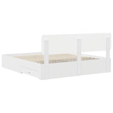 Struttura del letto Bianco 180 x 200 cm Legno truciolato