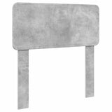 Struttura del letto con testiera Grigio cemento 100 x 200 cm