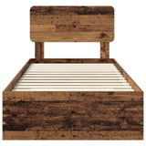 Struttura del letto Legno vecchio 90 x 190 cm Legno truciolato