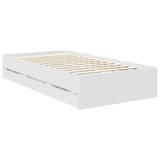 Struttura del letto Bianco 90 x 200 cm Legno Ingegnerizzato