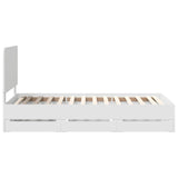 Struttura del letto Bianco 90 x 200 cm Legno Ingegnerizzato