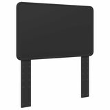 Struttura del letto Nero 75 x 190 cm Legno Ingegnerizzato