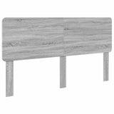 Letto con Contenitore con testiera Grigio Sonoma 200 x 200 cm