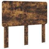 Letto con Contenitore con testiera Rovere fumé 135 x 190 cm