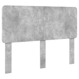 Struttura del letto con testiera Grigio cemento 160 x 200 cm