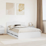 Struttura del letto Bianco 160 x 200 cm Legno Ingegnerizzato