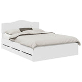 Struttura del letto Bianco 160 x 200 cm Legno Ingegnerizzato