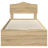 Struttura del letto con cassetto Rovere Sonoma 75 x 190 cm