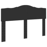 Letto con Contenitore Nero 140 x 190 cm Legno truciolato