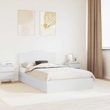 Letto con Contenitore Bianco 120 x 190 cm Legno truciolato