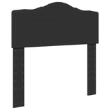 Letto con Contenitore Nero 90 x 190 cm Legno truciolato