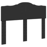 Struttura del letto Nero 120 x 200 cm Legno truciolato