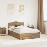 Struttura del letto Rovere artigianale 120 x 190 cm