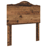 Struttura del letto con testiera Legno vecchio 100 x 200 cm