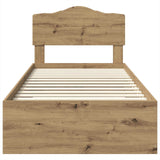 Struttura del letto Rovere artigianale 100 x 200 cm