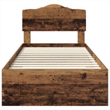 Struttura del letto Legno vecchio 90 x 200 cm Legno truciolato