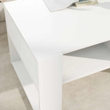 Tavolino da salotto Bianco 92 x 53 x 45 cm Legno truciolato