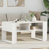 Tavolino da salotto Bianco 92 x 53 x 45 cm Legno truciolato