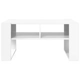 Tavolino da salotto Bianco 92 x 53 x 45 cm Legno truciolato