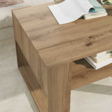 Tavolino da salotto Rovere artigianale 66 x 53 x 45 cm