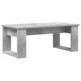 Set di Tavolini da Caffè 2 pcs Grigio cemento Legno truciolato