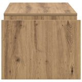 Tavolino da salotto Rovere artigianale 90 x 45 x 35 cm