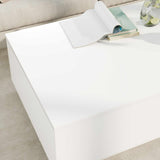 Tavolino da salotto Bianco 95 x 55 x 31 cm Legno truciolato