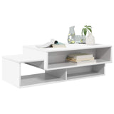 Tavolino da salotto Bianco 105 x 50 x 32,5 cm Legno truciolato